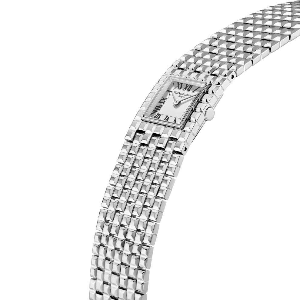 Ladies' Classics Manchette Watch With a White Dial and Stainless Steel Bracelet – Image 3 of 3