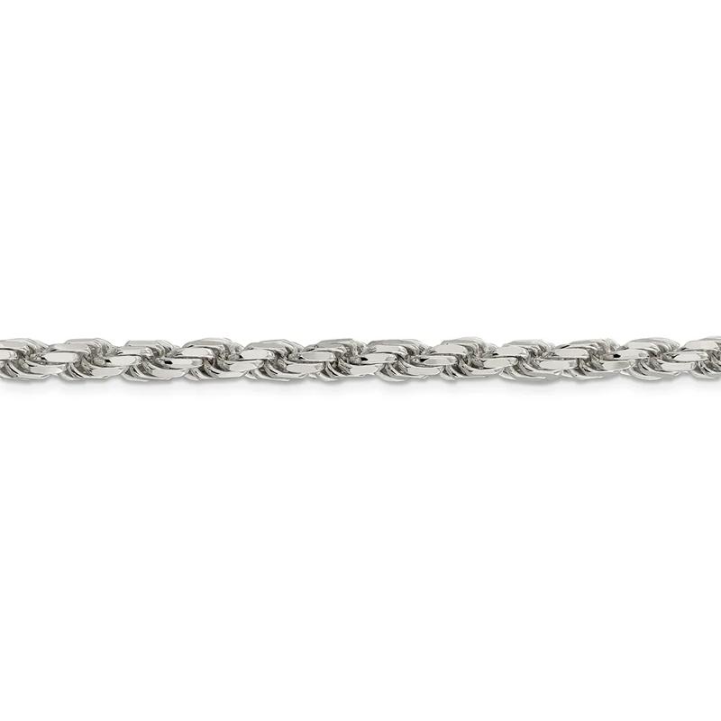 Rope Chain in Sterling Silver, 24&quot; – Image 2 of 3
