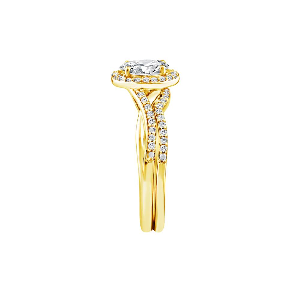 Lab Grown Diamond Engagement Ring Set in 10K Yellow Gold (1 ct. tw.) – Image 3 of 3