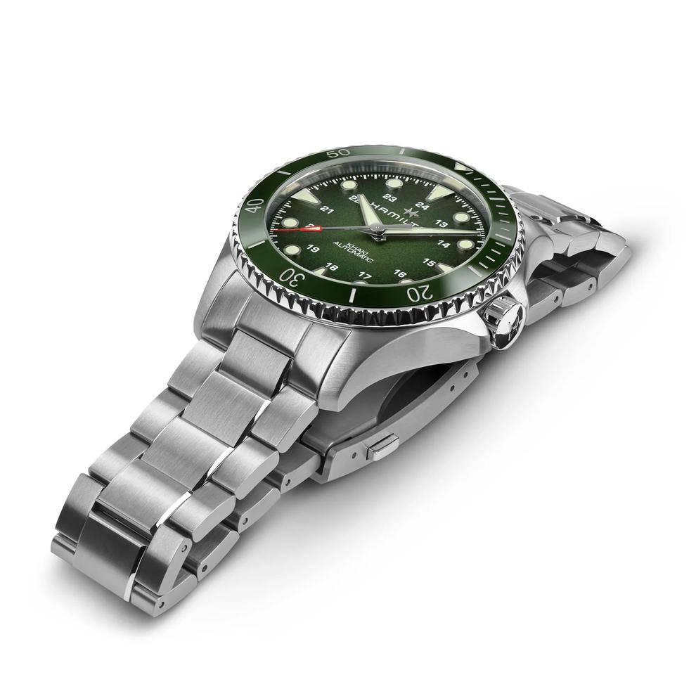 Khaki Navy Scuba Auto Watch with Stainless Steel Bracelet – Image 3 of 4