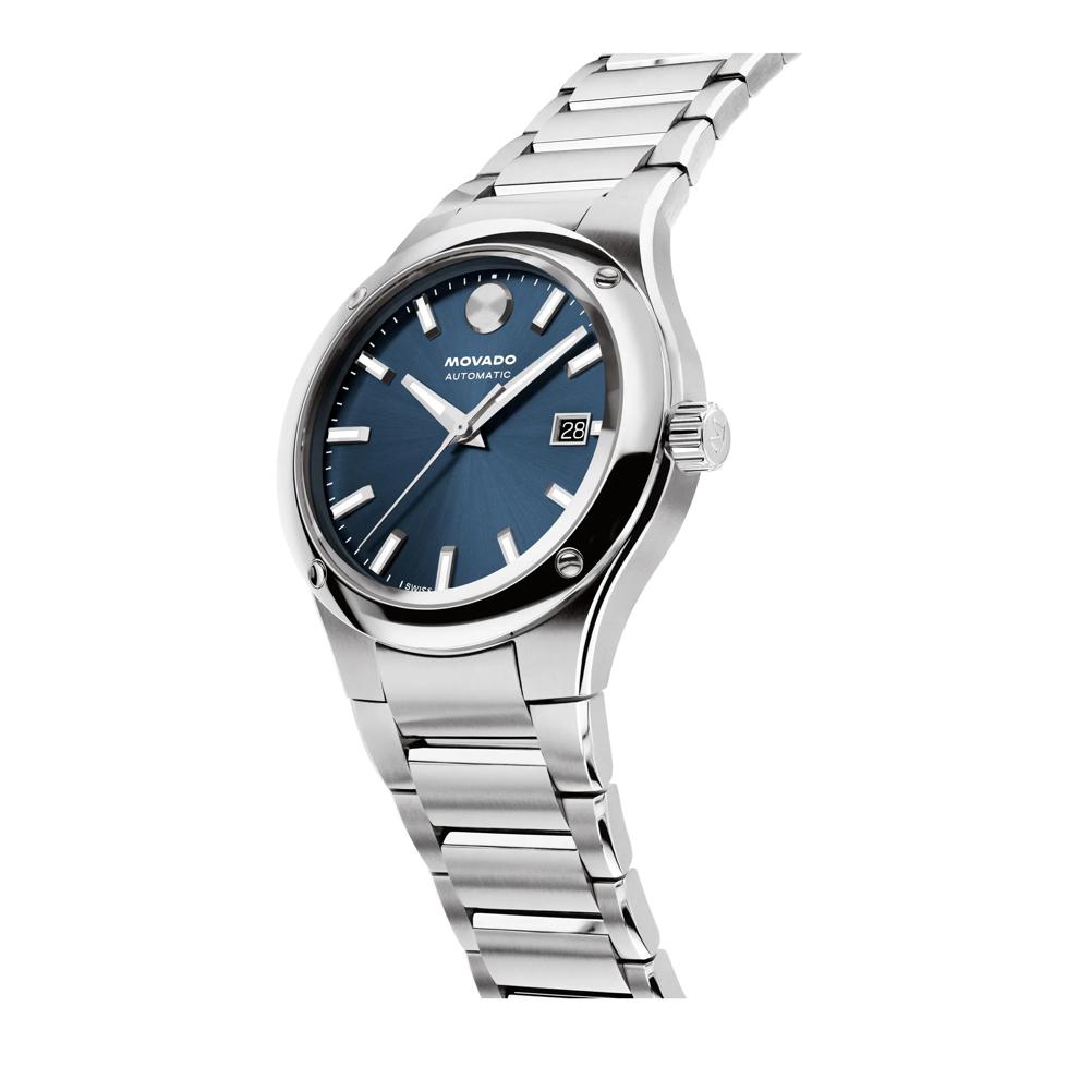 Men's Museum Imperiale Watch With Blue Dial and Stainless Steel Bracelet – Image 3 of 3