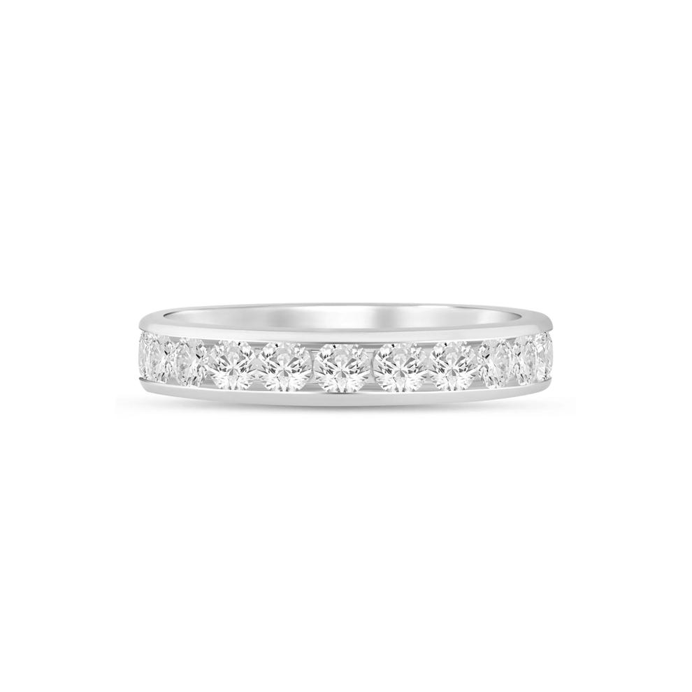 Diamond Channel Band in 14K White Gold (1 ct. tw.) – Image 1 of 3