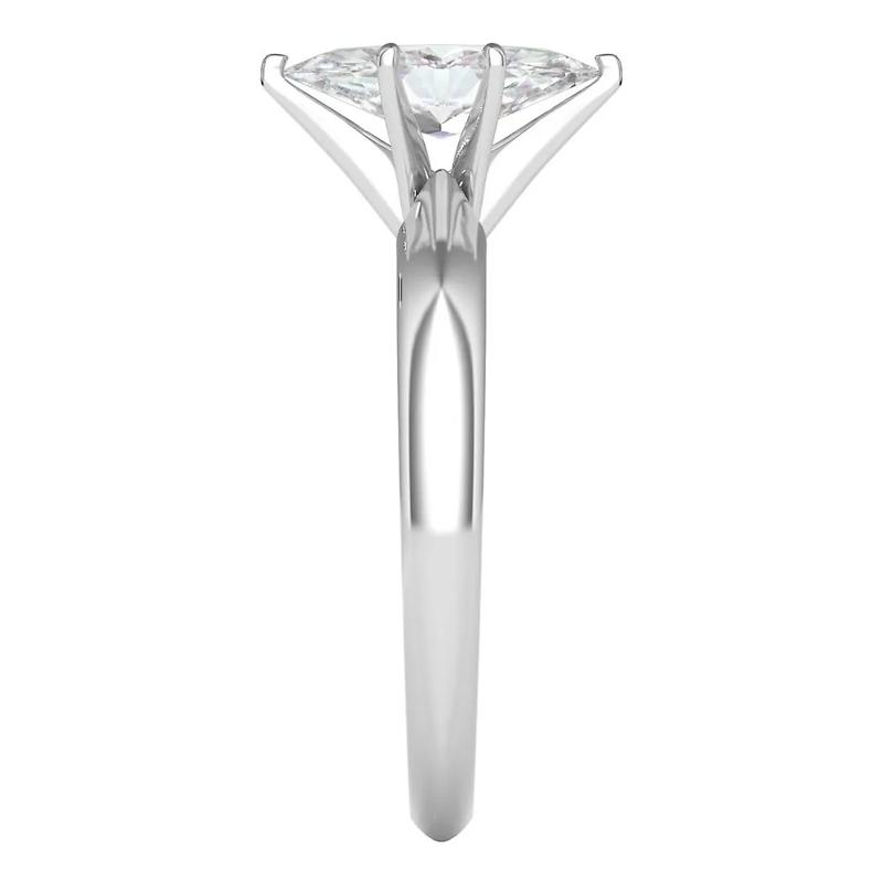 1 ct. tw. Diamond Solitaire Engagement Ring in 14K White Gold – Image 3 of 5