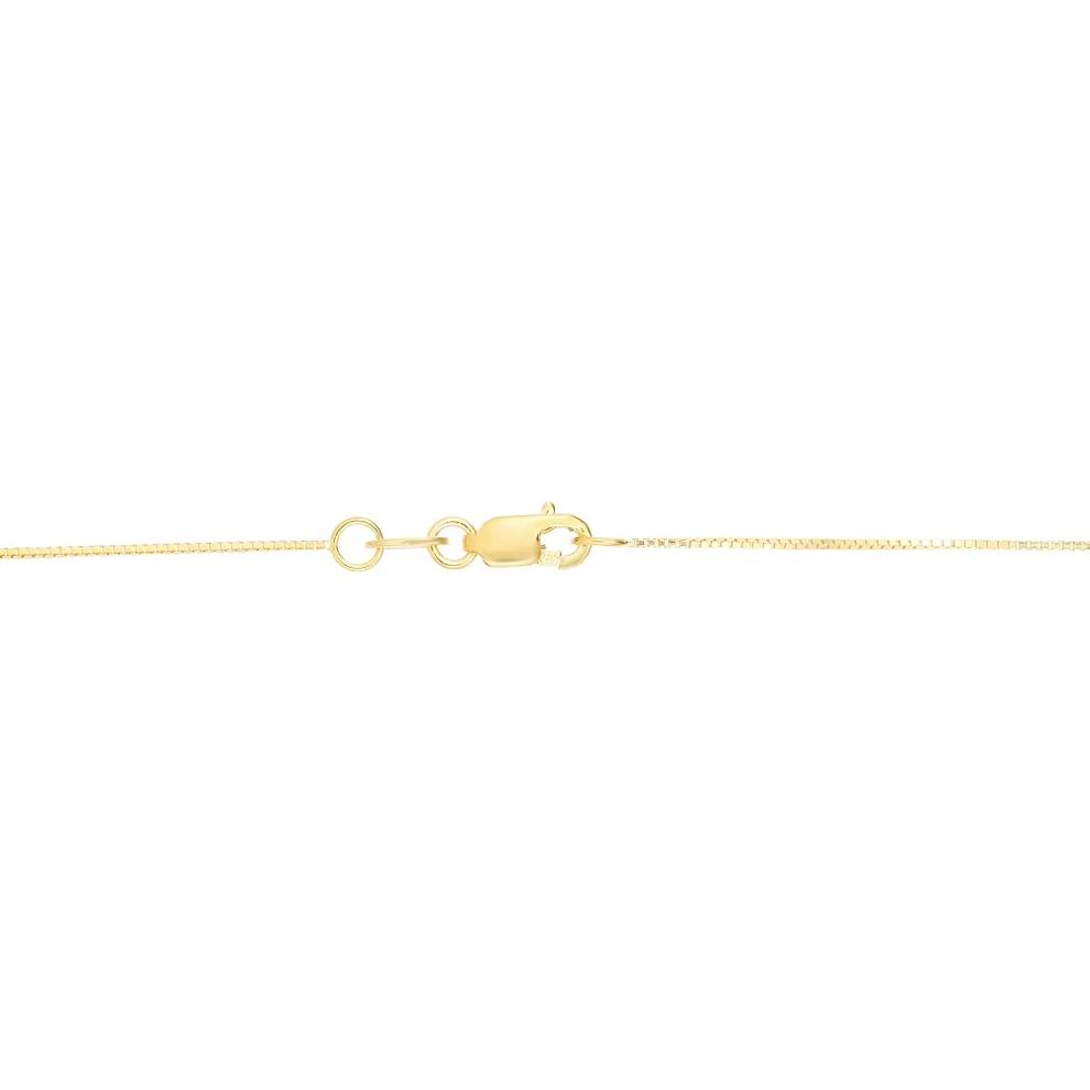 "J" Initial Necklace in 14K Yellow Gold – Image 2 of 3