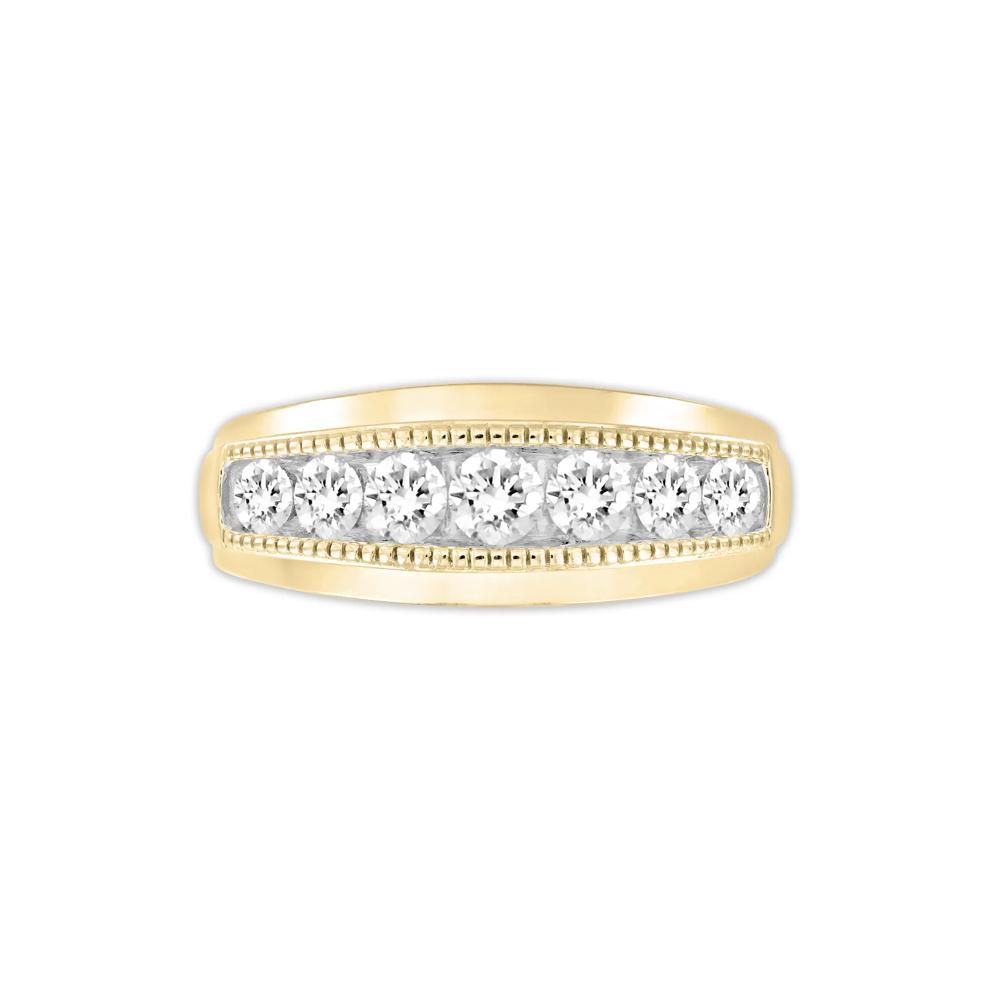 Men's Diamond Band in 10K Yellow Gold (1 ct. tw.) – Image 1 of 4
