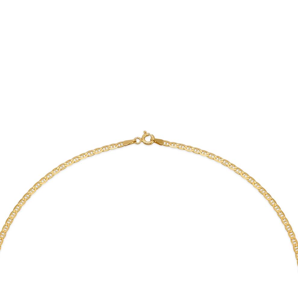 Solid Velvet Mariner Chain in 14K Yellow Gold, 2.3mm, 18" – Image 2 of 4