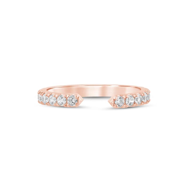 Lab Grown Diamond Open Band in 14K Rose Gold (5/8 ct. tw.) – Image 1 of 6