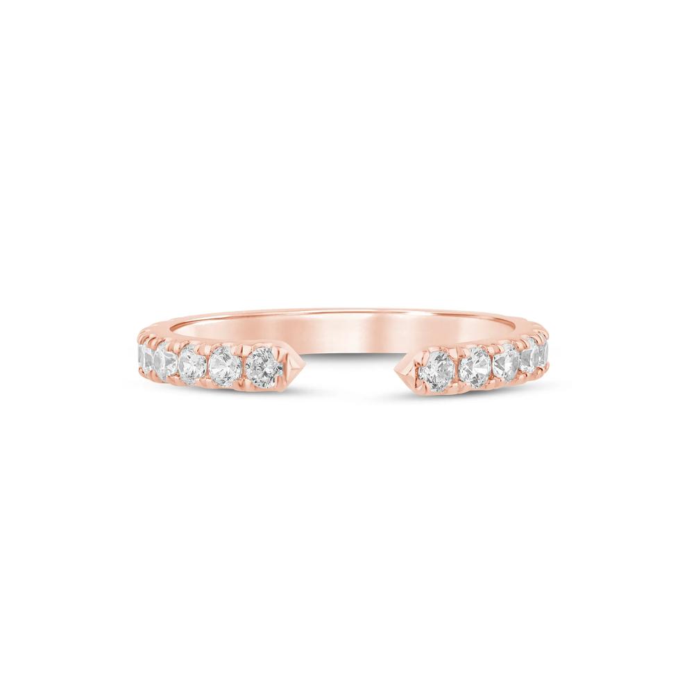 Lab Grown Diamond Open Band in 14K Rose Gold (5/8 ct. tw.) – Image 1 of 6