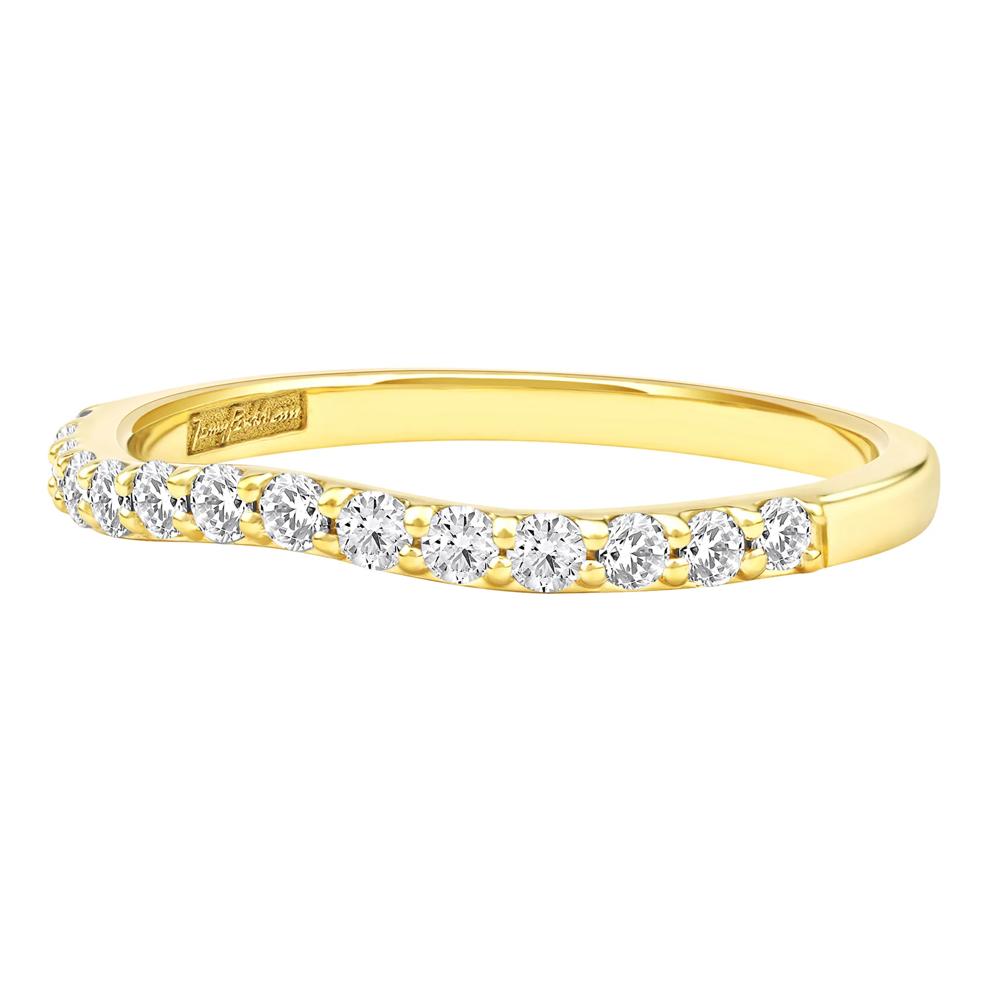 Leila Lab Grown Diamond Contour Band in 18K Yellow Gold (1/3 ct. tw.) – Image 5 of 5