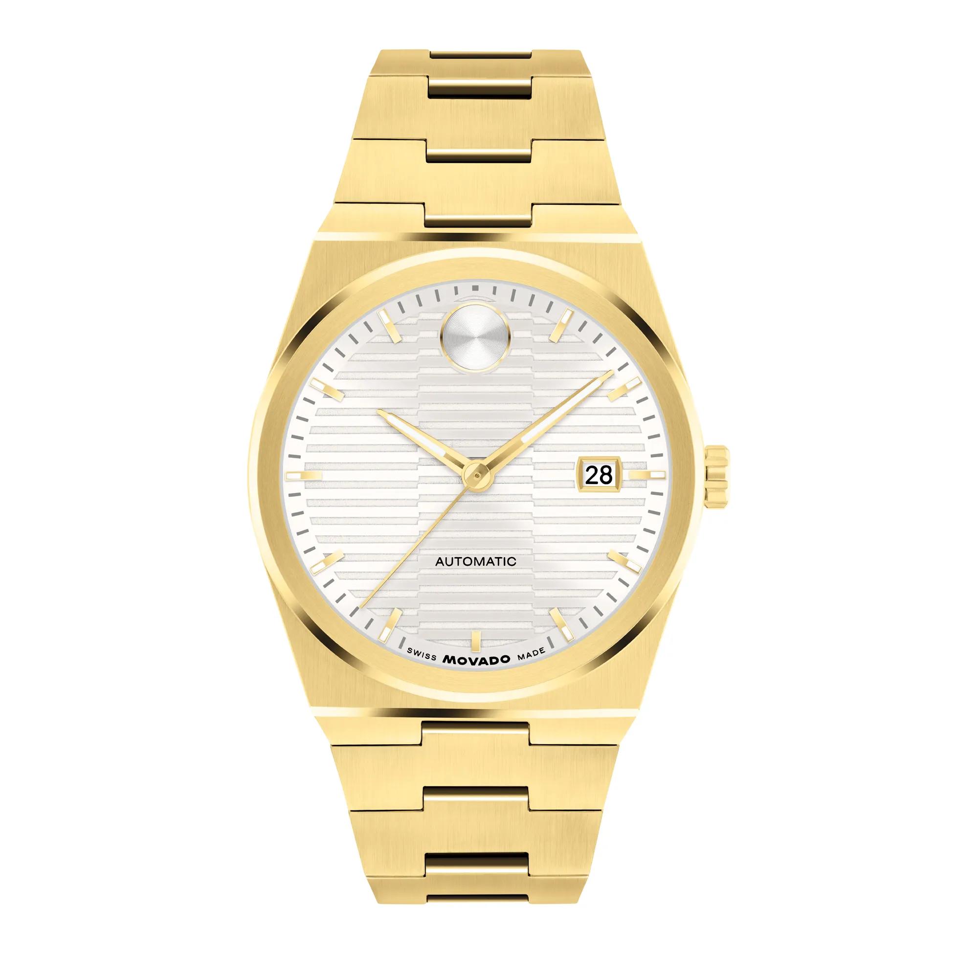 マウル　Q Denken Gold Movado® Bold® Men's Bold Quest Watch in Gold Ion-Plated Stainless