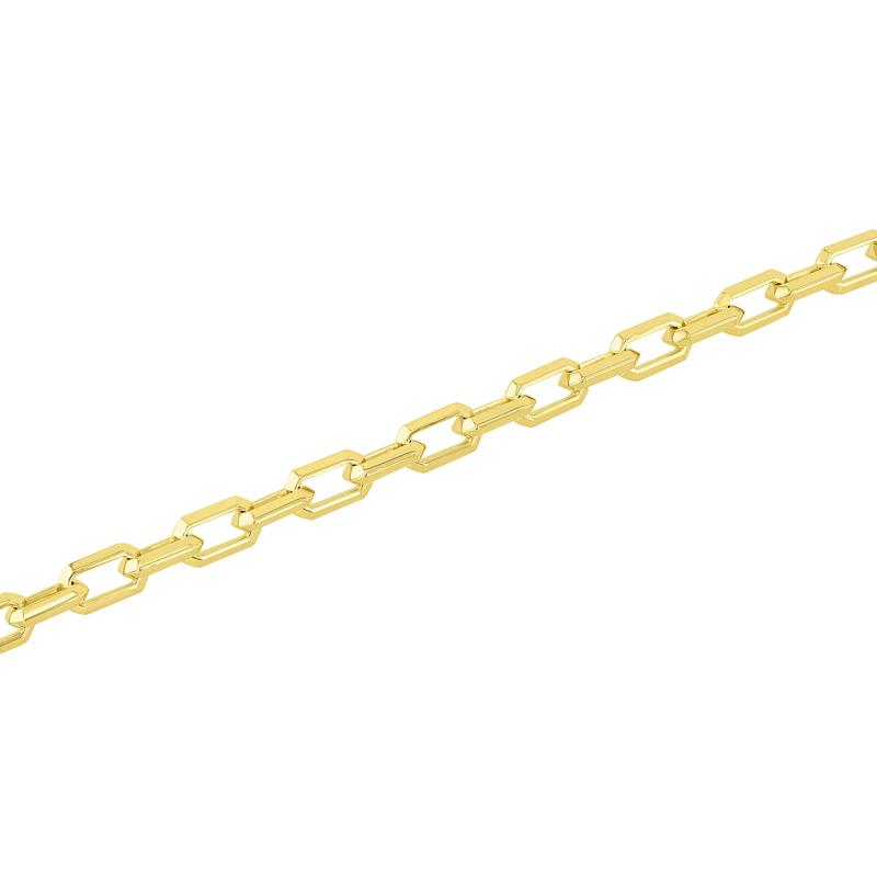 Men&#39;s Hexagon Link Bracelet in Vermeil – Image 2 of 3