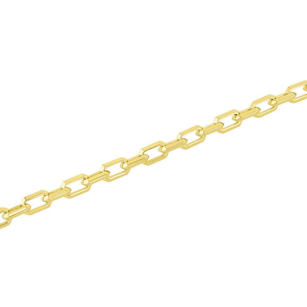 Men's Hexagon Link Bracelet in Vermeil – Image 2 of 3