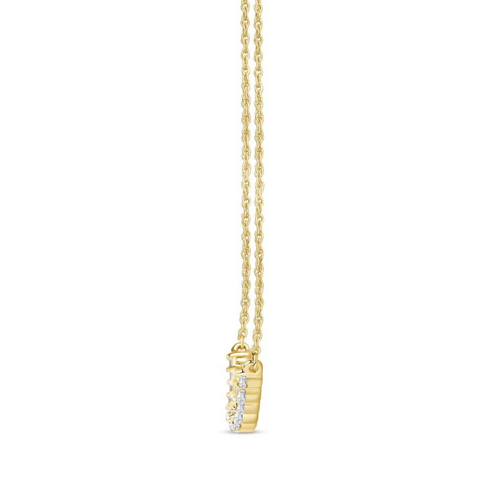 Lab Grown Graduated Diamond Necklace in 14K Yellow Gold (1/2 ct. tw.) – Image 2 of 4