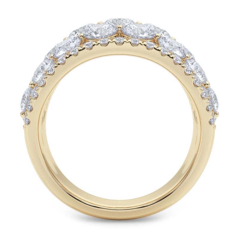 Lab Grown Diamond Anniversary Band in 14K Yellow Gold &#40;4 ct. tw.&#41; – Image 2 of 5