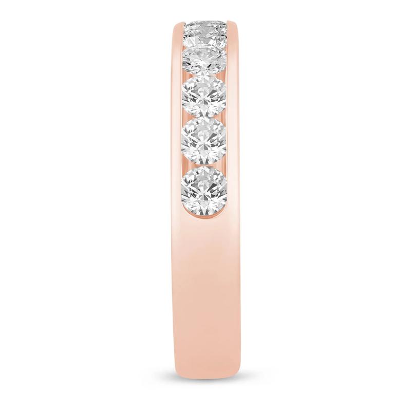 Diamond Channel Band in 14K Rose Gold &#40;1 ct. tw.&#41; – Image 3 of 3