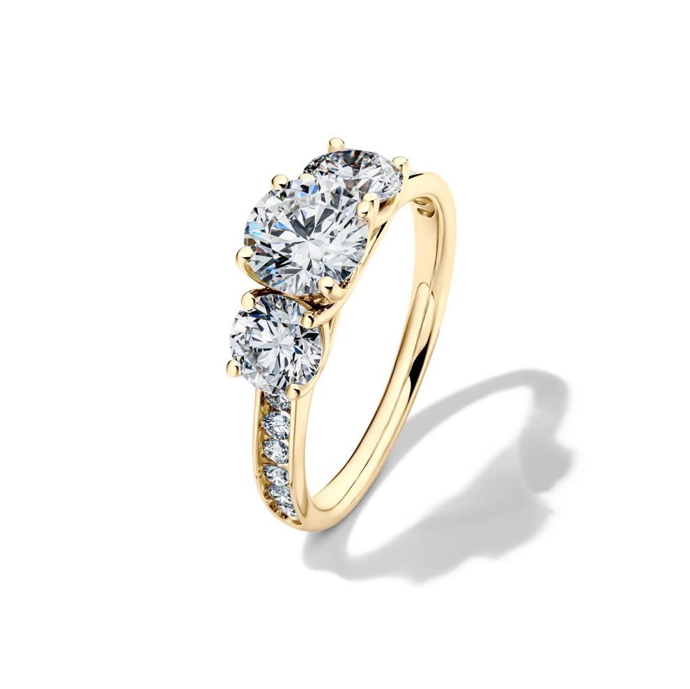 Lab Grown Diamond Engagement Ring in 14K Yellow Gold (2-1/4 ct. tw.) – Image 4 of 4