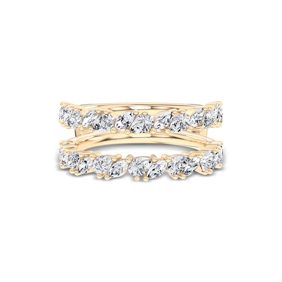 Lab Grown Diamond Mixed Shape Straight Insert in 14K Yellow Gold (7/8 ct. tw.) – Image 1 of 4