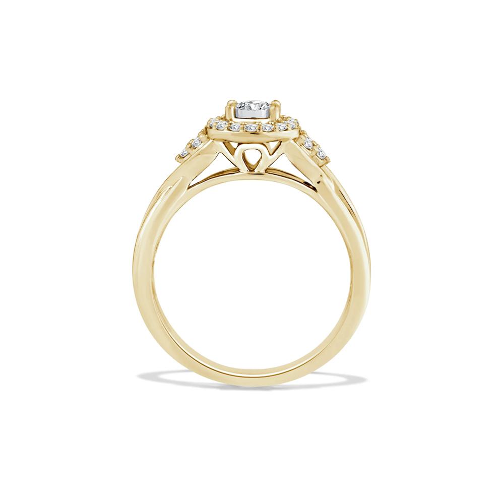Diamond Promise Ring in 10K Yellow Gold (1/3 ct. tw.) – Image 2 of 4