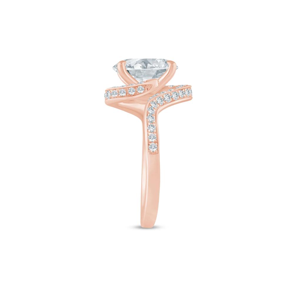 Lab Grown Diamond Bypass Engagement Ring in 14K Rose Gold (2 1/2 ct. tw.) – Image 3 of 3