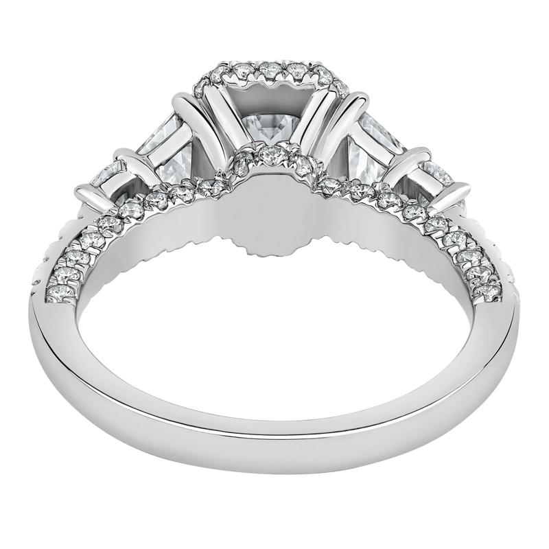 Hailey Lab Grown Diamond Engagement Ring in 14K White Gold &#40;3 ct. tw.&#41; – Image 5 of 5