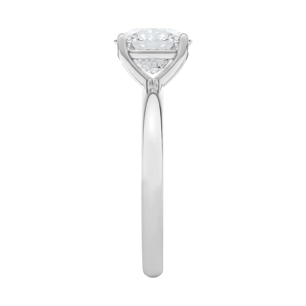 Lab Grown Diamond Elongated Cushion-Cut Engagement Ring in Platinum (1 1/2 ct. tw.) – Image 3 of 4