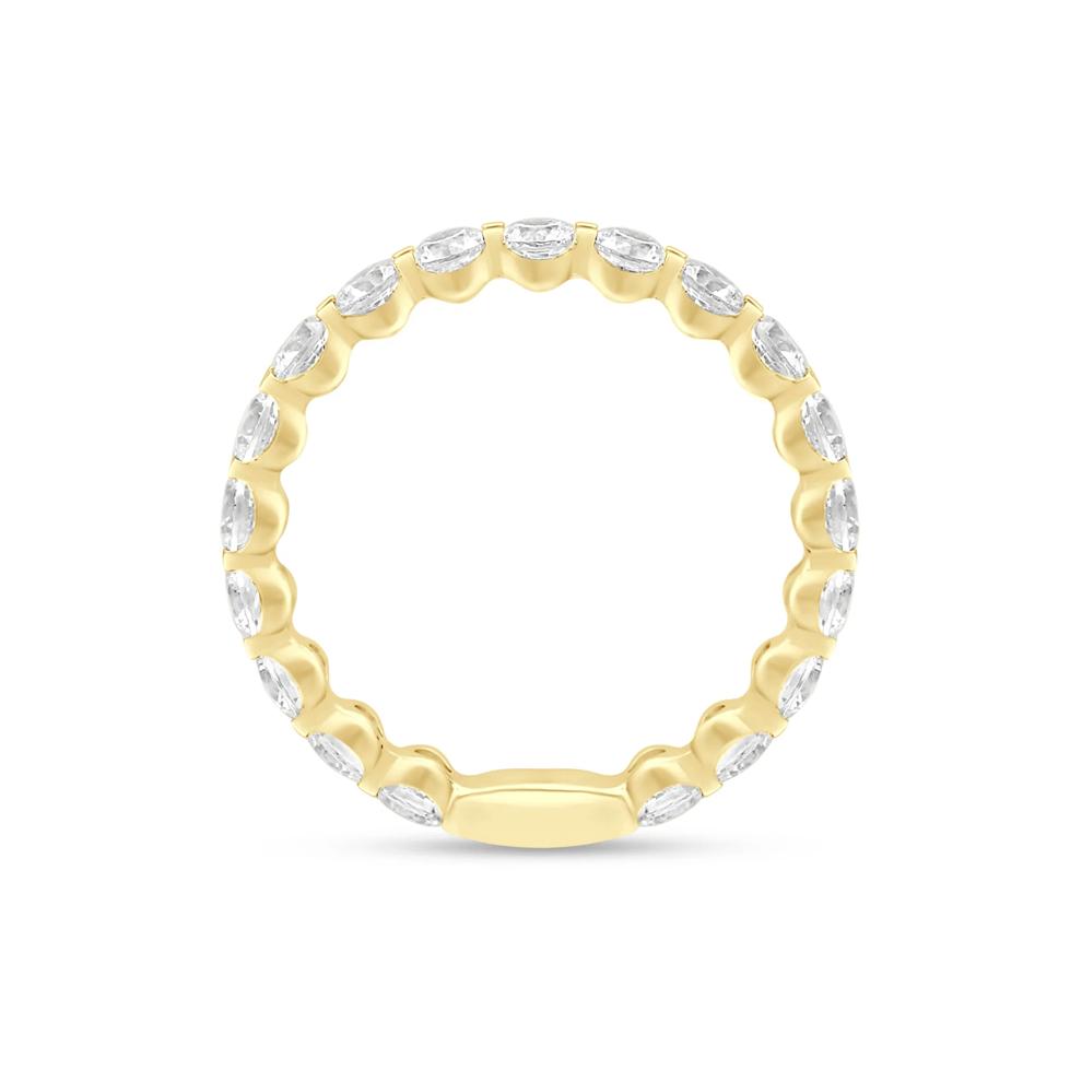 Round-Cut Sizeable Diamond Eternity Band in 14K Yellow Gold (2 ct. tw.) – Image 2 of 3