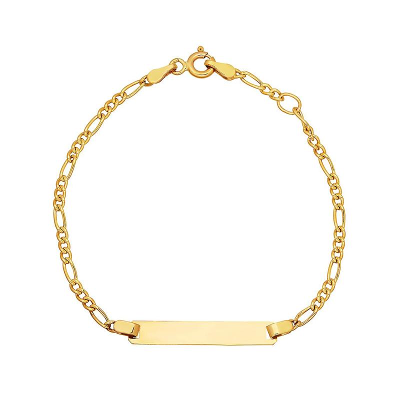 Children&#39;s ID Bracelet in 14K Yellow Gold – Image 1 of 1