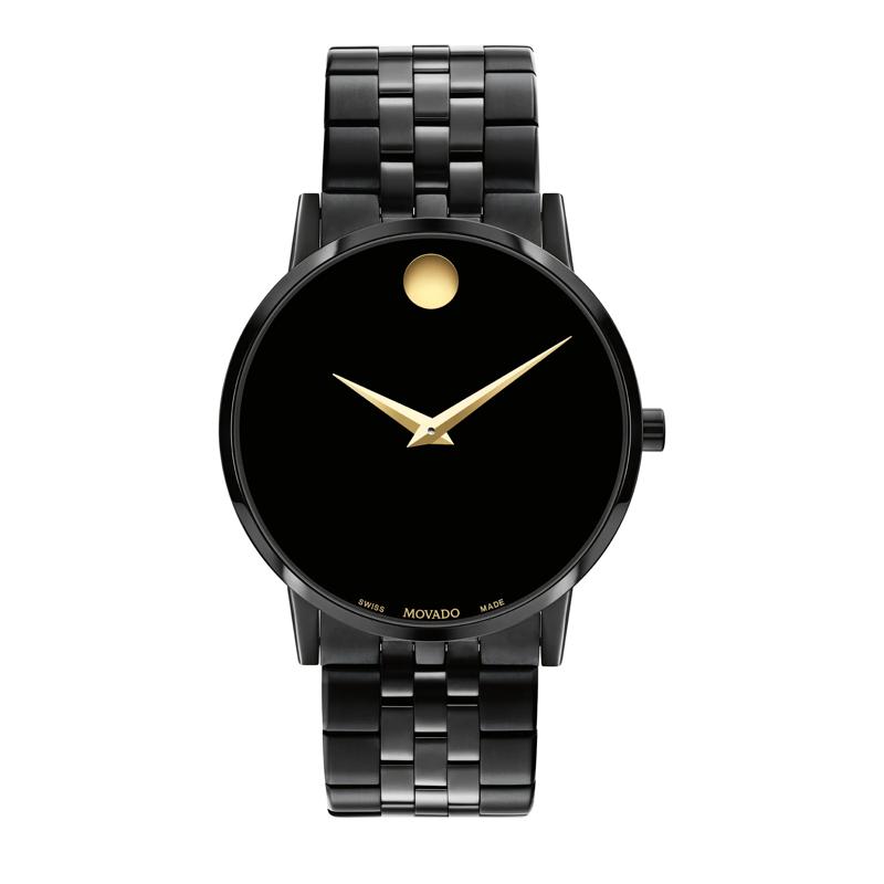 Museum Classic Men&#39;s Watch in Black Ion-Plated Stainless Steel, 40mm – Image 1 of 3