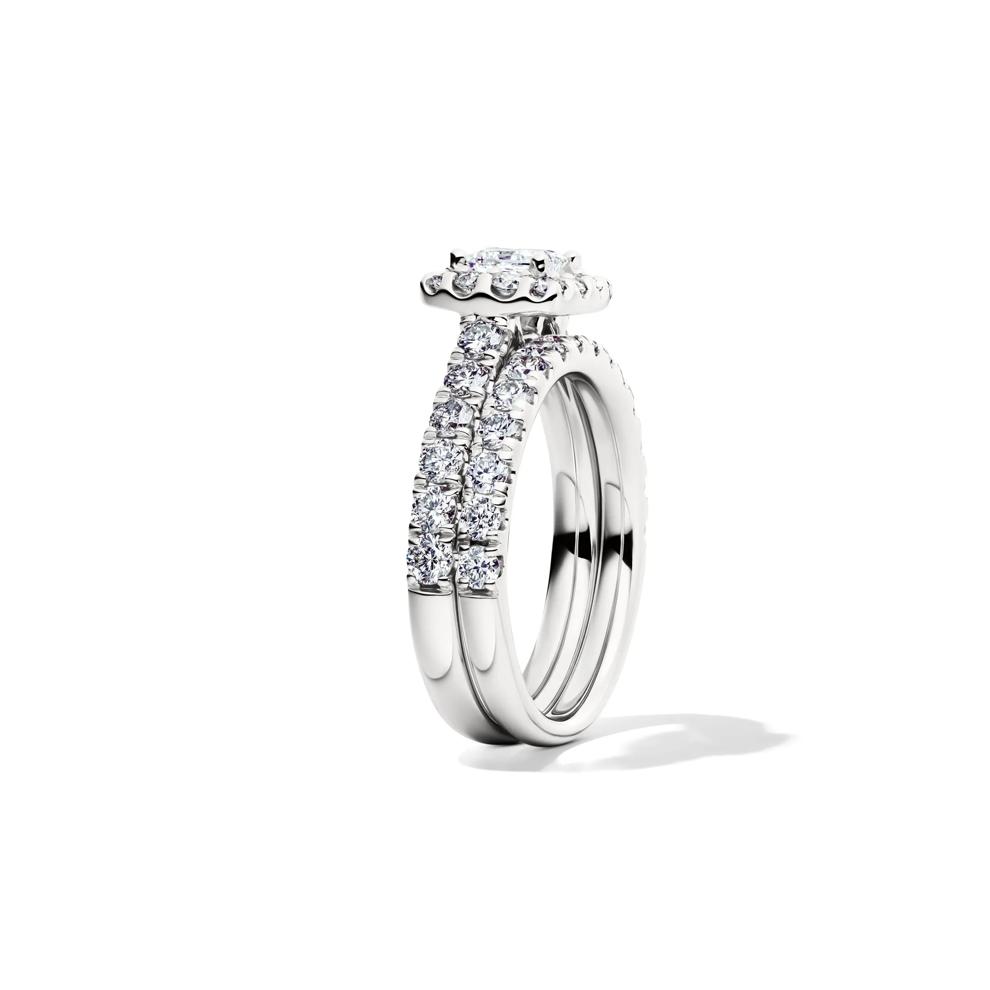 Diamond Bridal Set in 14K White Gold (2 ct. tw.) – Image 2 of 6