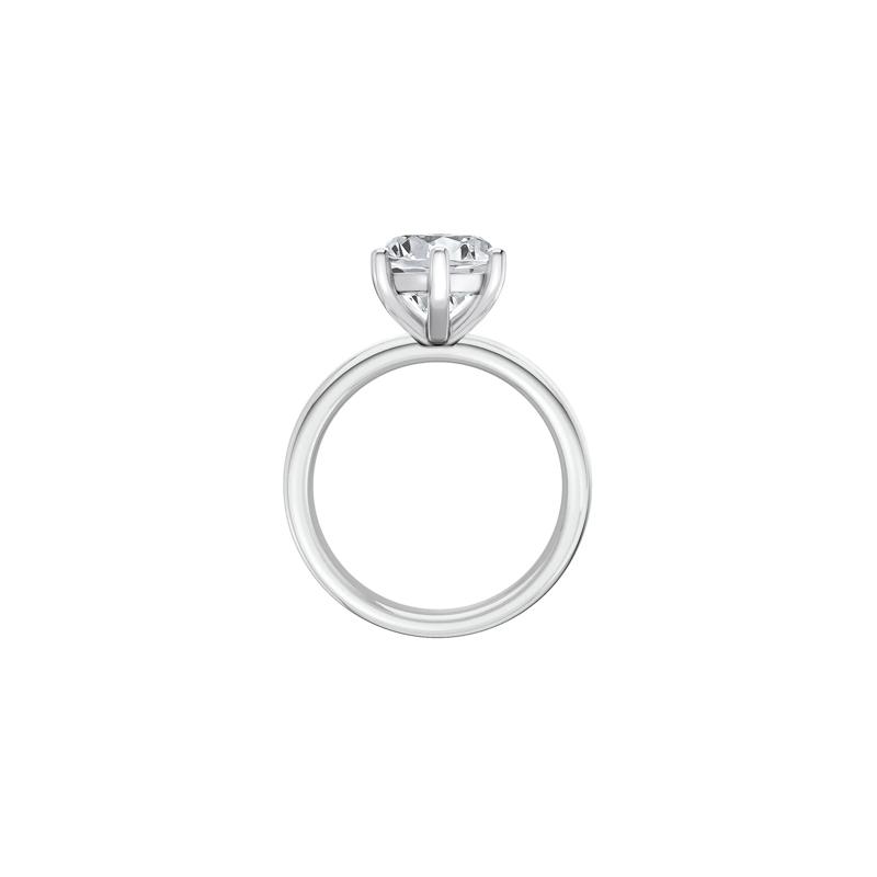 Lab Grown Diamond Marquise Solitaire Engagement Ring in Platinum &#40;5 ct.&#41; – Image 2 of 4