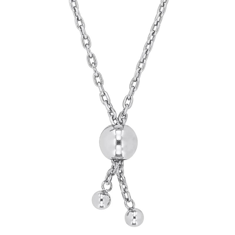 Moissanite Bolo Bracelet with Oval Stone in Sterling Silver &#40;3/4 ct. dew&#41; – Image 2 of 3