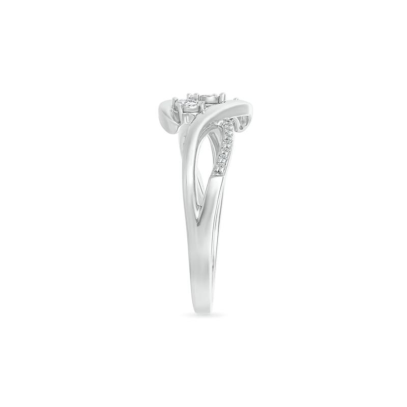 Diamond Promise Ring in 10K White Gold &#40;1/8 ct. tw.&#41; – Image 3 of 5