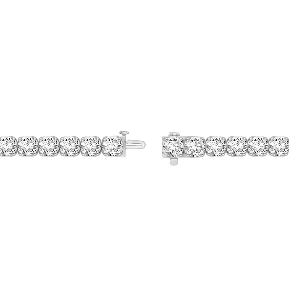 Lab Grown Diamond Tennis Bracelet in 14K White Gold (25 ct. tw.) – Image 2 of 2