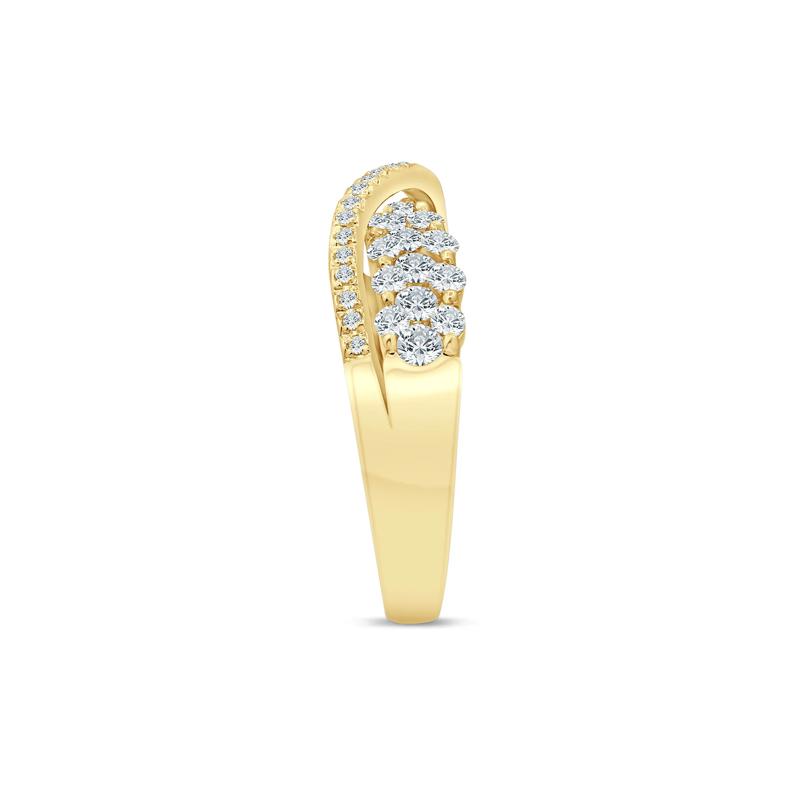 Diamond Flyover Ring in 10K Yellow Gold &#40;1 ct. tw.&#41; – Image 3 of 3