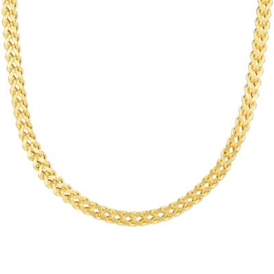 Square Franco Link Chain in 14K Yellow Gold, 20"