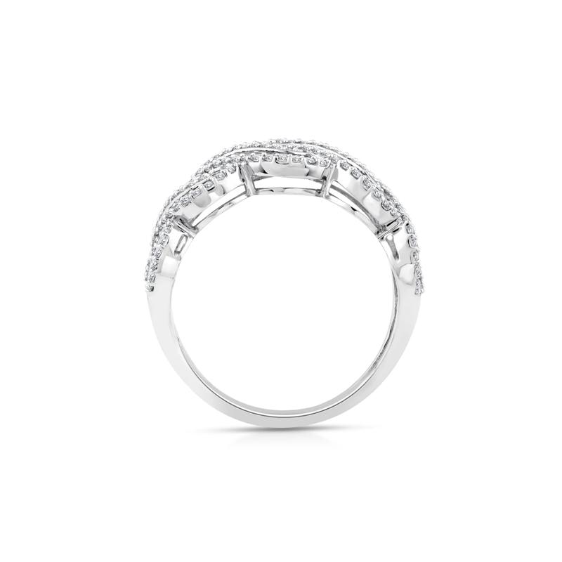 Diamond Woven Band in 10K White Gold &#40;1 ct. tw.&#41; – Image 2 of 3