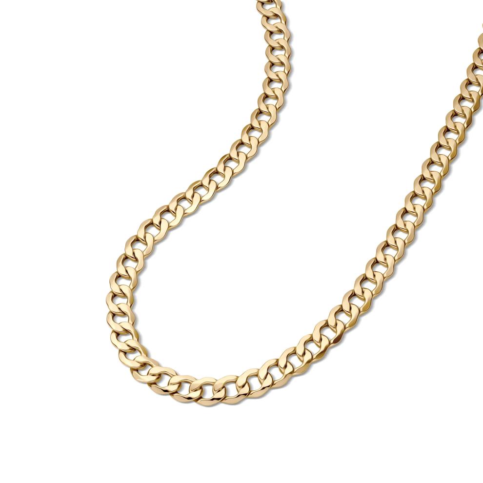 Curb Link Chain in 14K Yellow Gold, 22" – Image 3 of 5