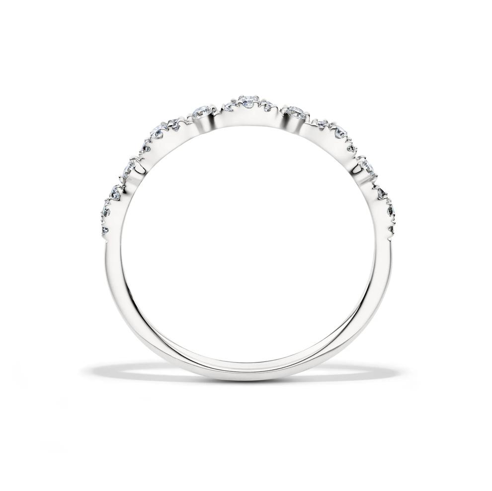 Lab Grown Diamond Stack Band in 10K White Gold (1/7 ct. tw.) – Image 2 of 4