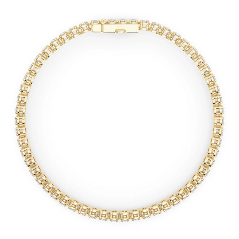 Lab Grown Diamond Tennis Bracelet in 14K Yellow Gold &#40;3 ct. tw.&#41; – Image 2 of 4