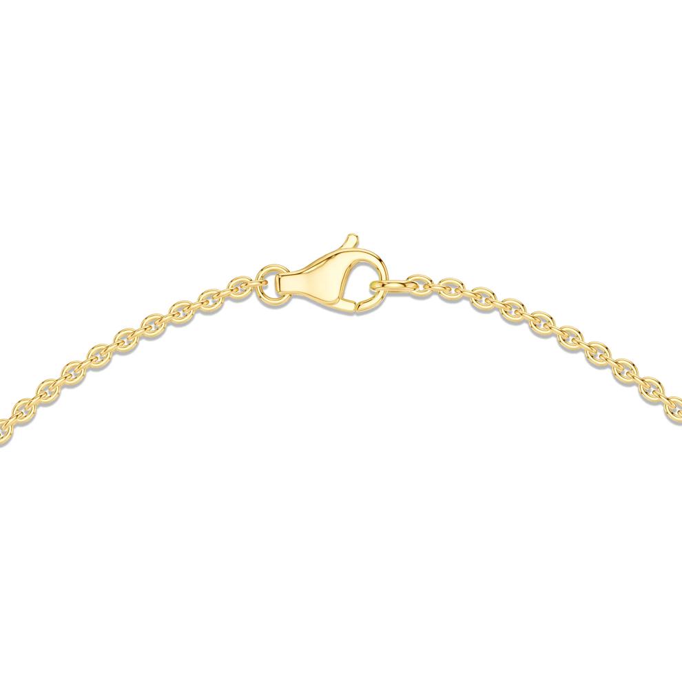 Lab Grown Diamond Cross Pendant Necklace in 14K Yellow Gold (1/2 ct. tw.) – Image 5 of 6