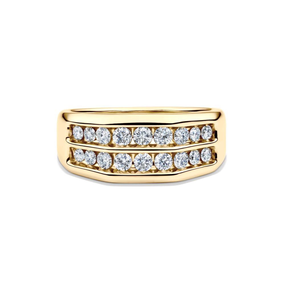 Men's 1 ct. tw. Diamond Band in 10K Yellow Gold  – Image 1 of 4