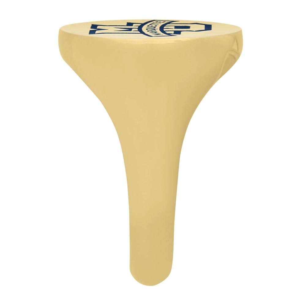 Marquette Banner Signet Ring in 14K Yellow Gold – Image 3 of 3