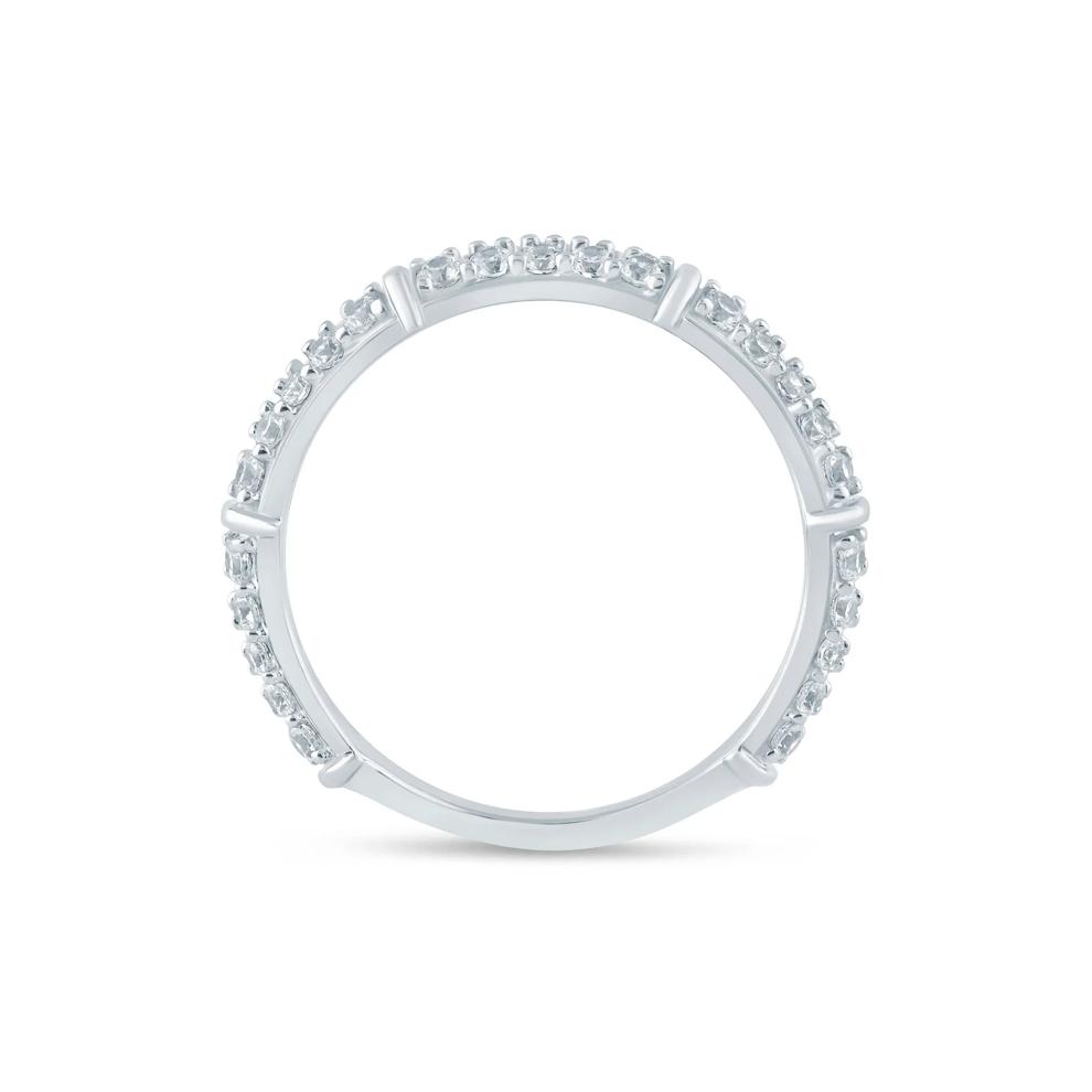 Lab Grown Diamond Anniversary Band in 14K White Gold (3/4 ct. tw.) – Image 2 of 3