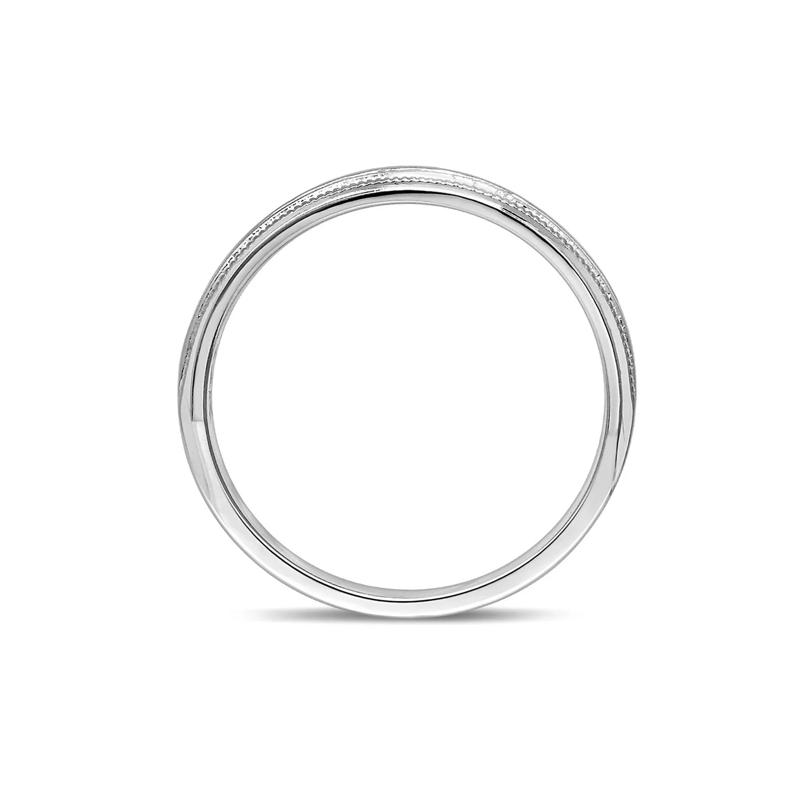 Men&#39;s 1/5 ct. tw. Diamond Band in Sterling Silver – Image 2 of 3