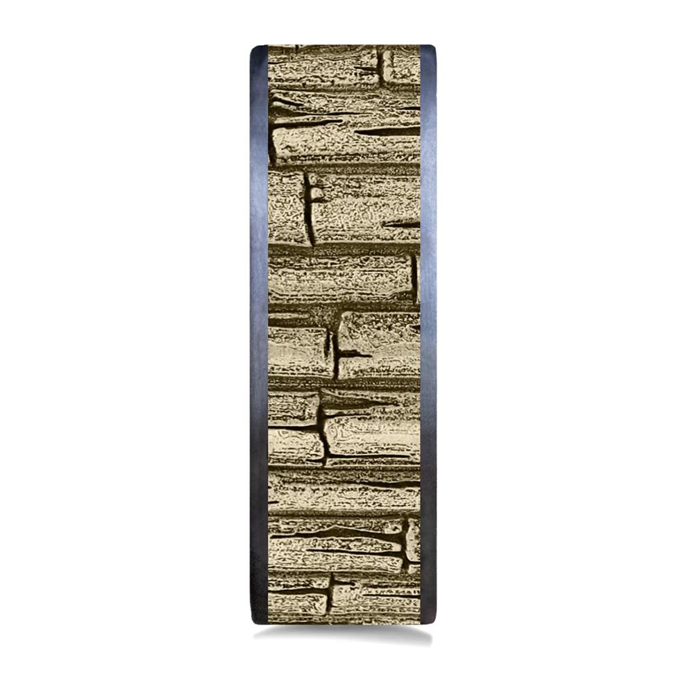 Men&rsquo;s Bamboo Stalks Wedding Band in 14K Gold &amp; Tantalum, 7.5MM – Image 3 of 3