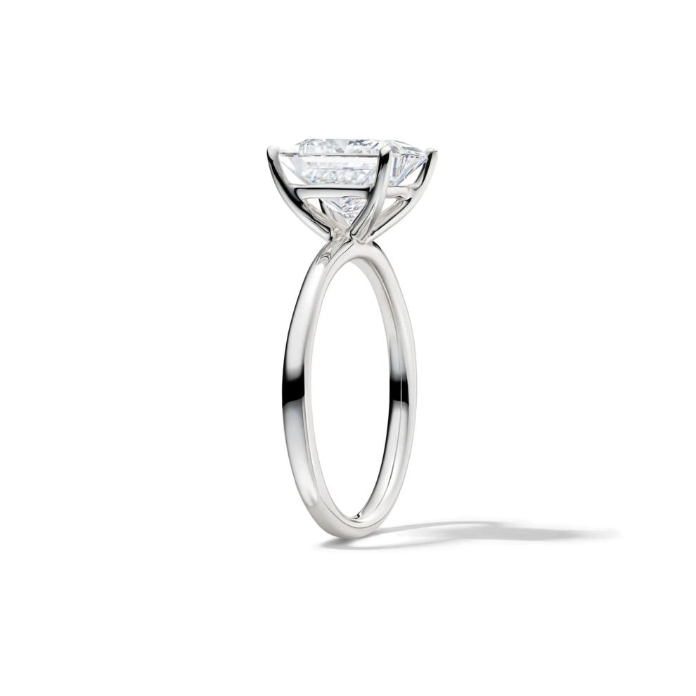 Lab Grown Diamond Princess-Cut Solitaire Engagement Ring in Platinum (3 ct.) – Image 3 of 4
