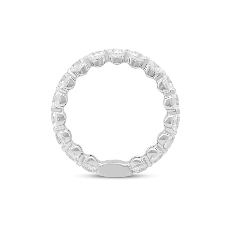 Round-Cut Sizeable Diamond Eternity Band in 14K White Gold &#40;3 ct. tw.&#41; – Image 2 of 3