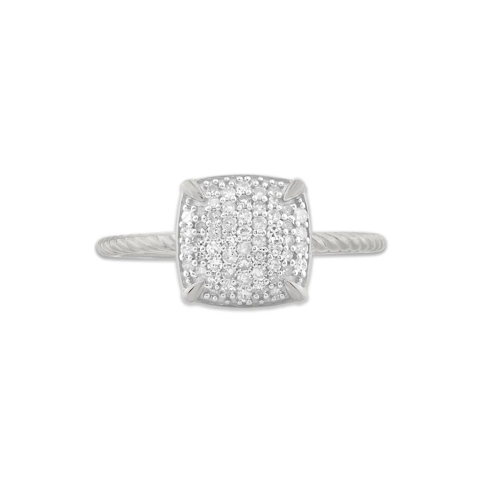 Diamond Ring in Sterling Silver (1/5 ct. tw.) – Image 1 of 4