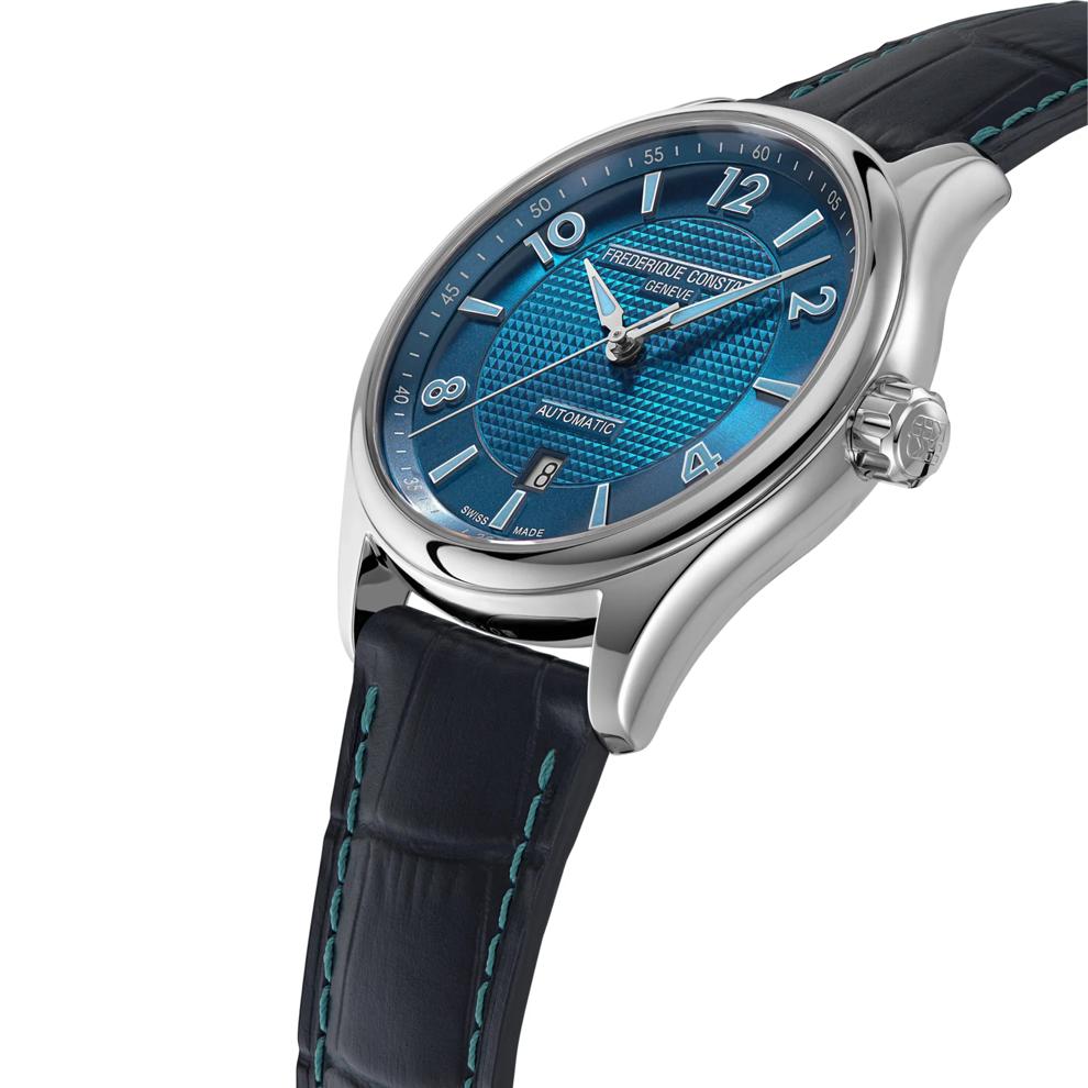 Men's Classics Runabout Watch With Blue Dial and Blue Leather Strap – Image 3 of 3