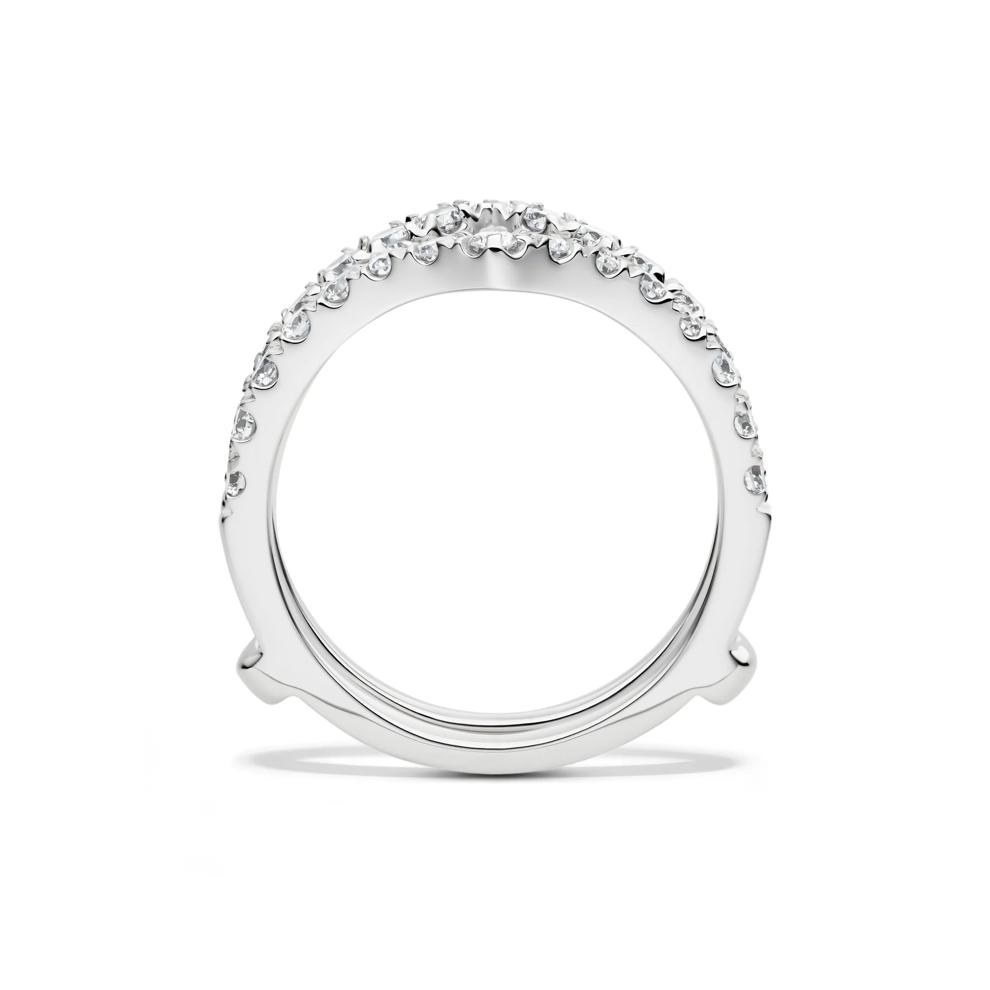Lab Grown Diamond Chevron Ring Insert in 14K White Gold (1 ct. tw.) – Image 2 of 4
